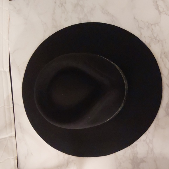 LACK OF COLOR THE PHOENIX FEDORA HAT BLACK SIZE 57CM(M) - Picture 8 of 15